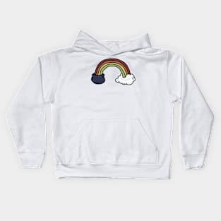 rainbow pot Kids Hoodie